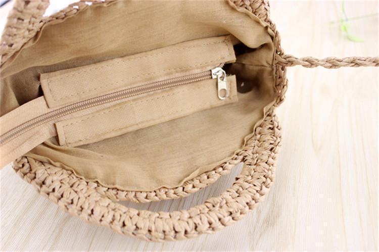 Sac en Paille Rond - Mia