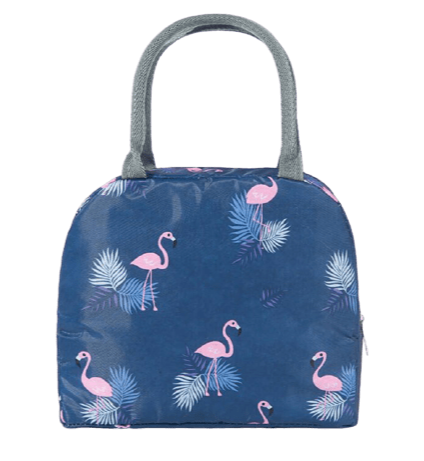 Sac Isotherme Repas Bleu Flamants