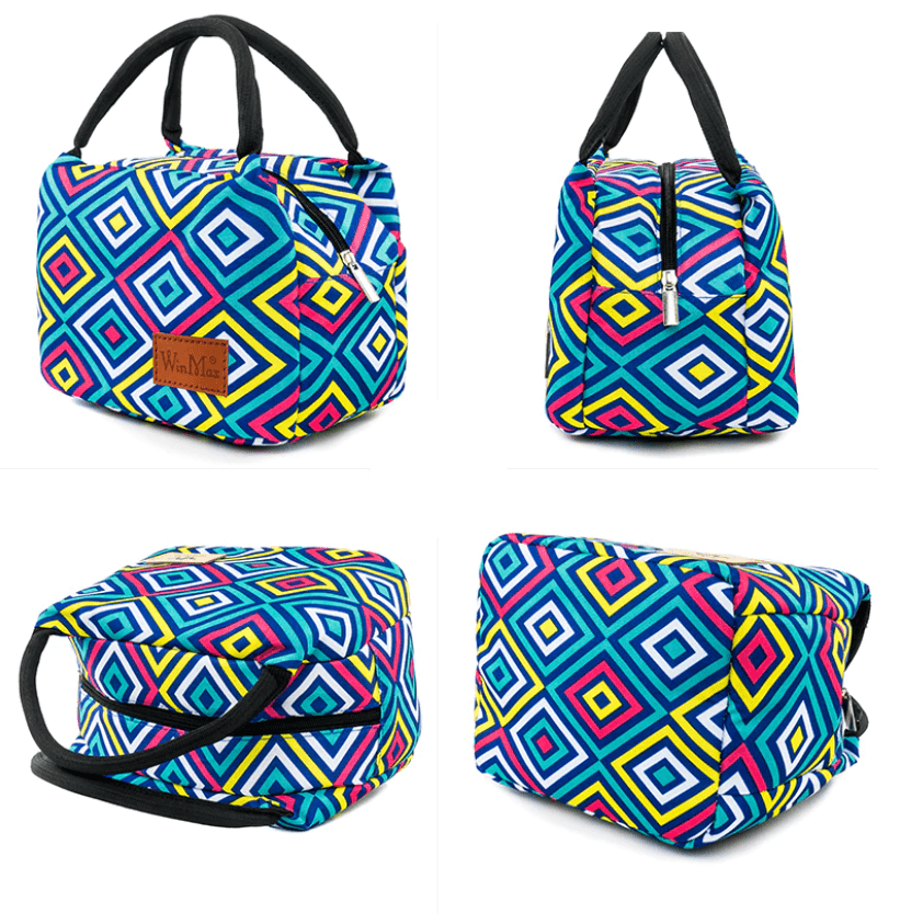 Sac Isotherme Repas Losanges Multicolores