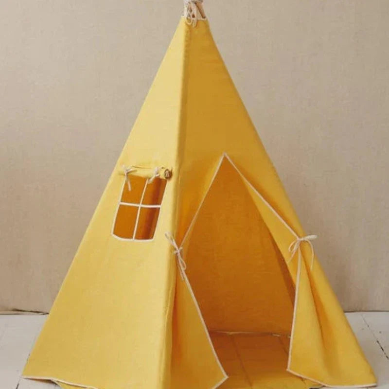 Tente tipi en lin Honey