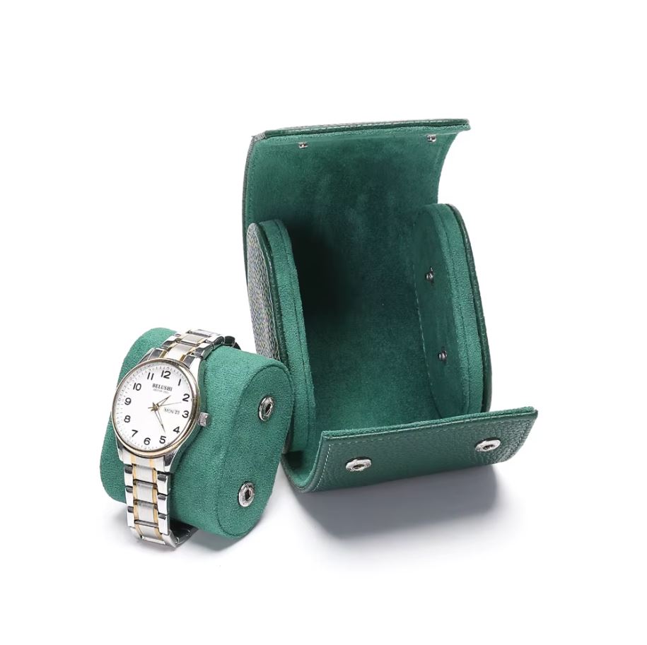 Étui en cuir pour montre individuel