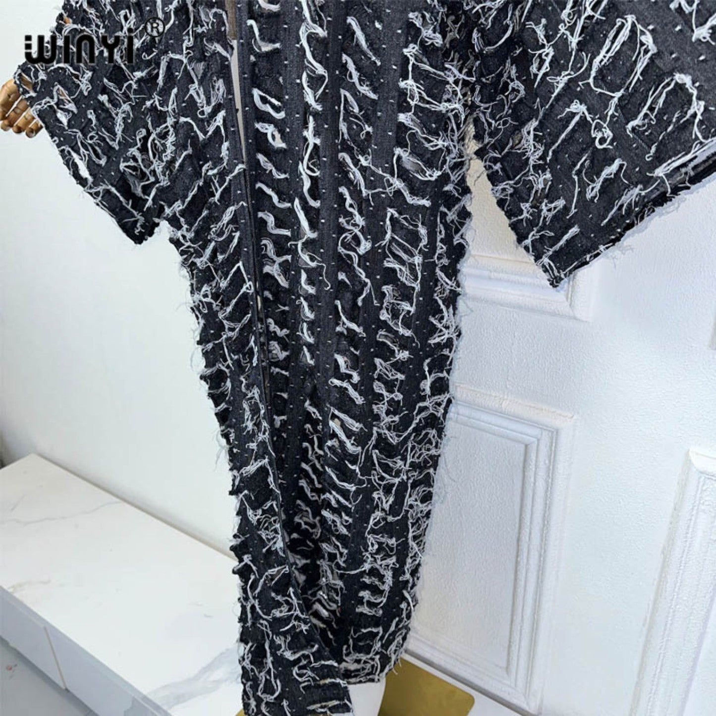 Robe kimono bleu