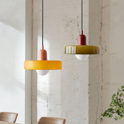 Suspension Bauhaus en Verre - Un Mélange Parfait de Créativité et de Design Moderne