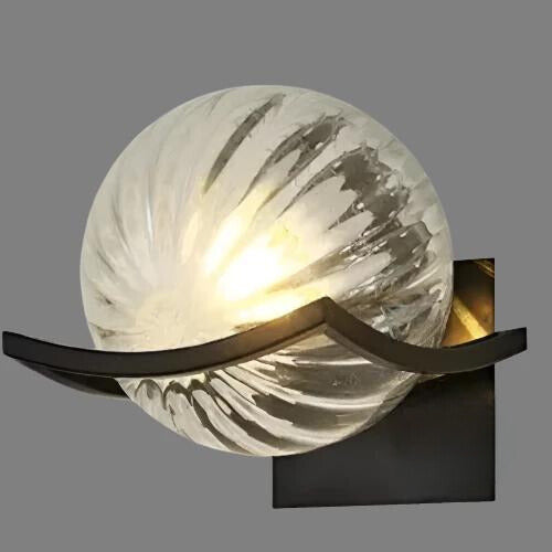 Applique Murale LED Moderne en Verre – Design Élégant et Écologique pour Salon, Chambre et Couloir