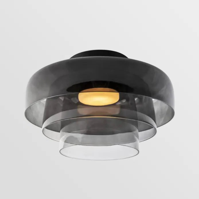 Plafonnier en Verre Design Médiéval Nordique – Éclairage Élégant et Chauffant pour Salon, Chambre ou Salle à Manger