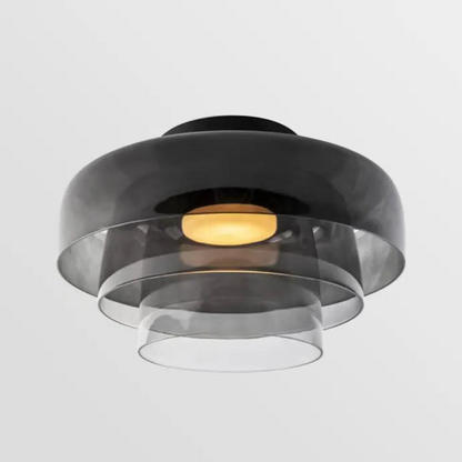 Plafonnier en Verre Design Médiéval Nordique – Éclairage Élégant et Chauffant pour Salon, Chambre ou Salle à Manger