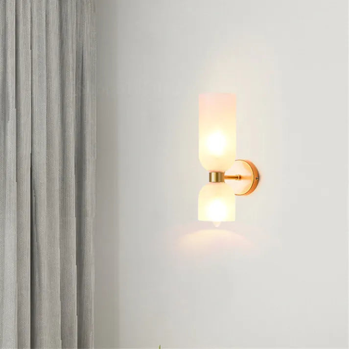 Applique Murale LED Double Tête en Verre – Élégance Moderne et Efficacité Énergétique