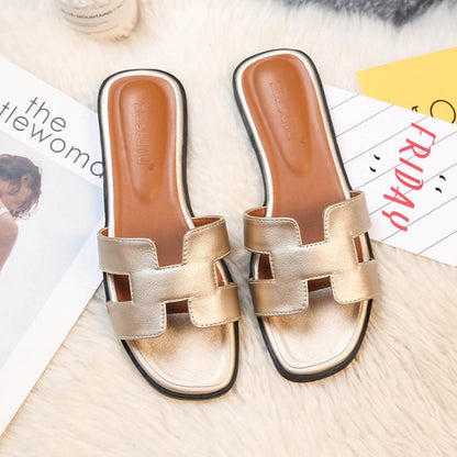 StrapMaven | Sandales en cuir modernes à design H