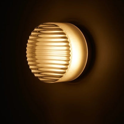 Applique Murale LED Moderne en Forme Ronde – Éclairage Doux avec Diffuseur en Verre Mylk pour Salon et Chambre