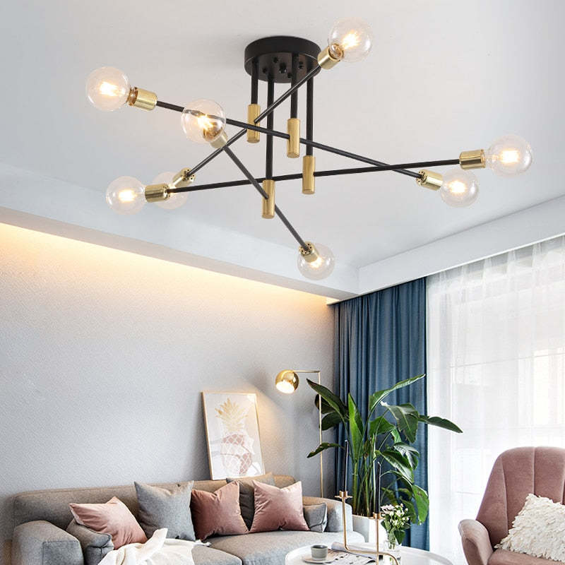 Suspension ORBITA – Éclairage Moderne en Métal avec Ampoule LED E27