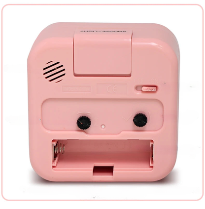 Réveil fille rose