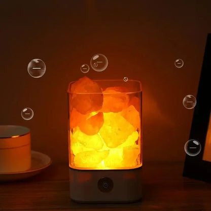 Lampe de chevet en Sel Naturel d'Himalaya