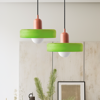 Suspension Bauhaus - Lampe Moderne en Verre, Design Élégant et Fonctionnel