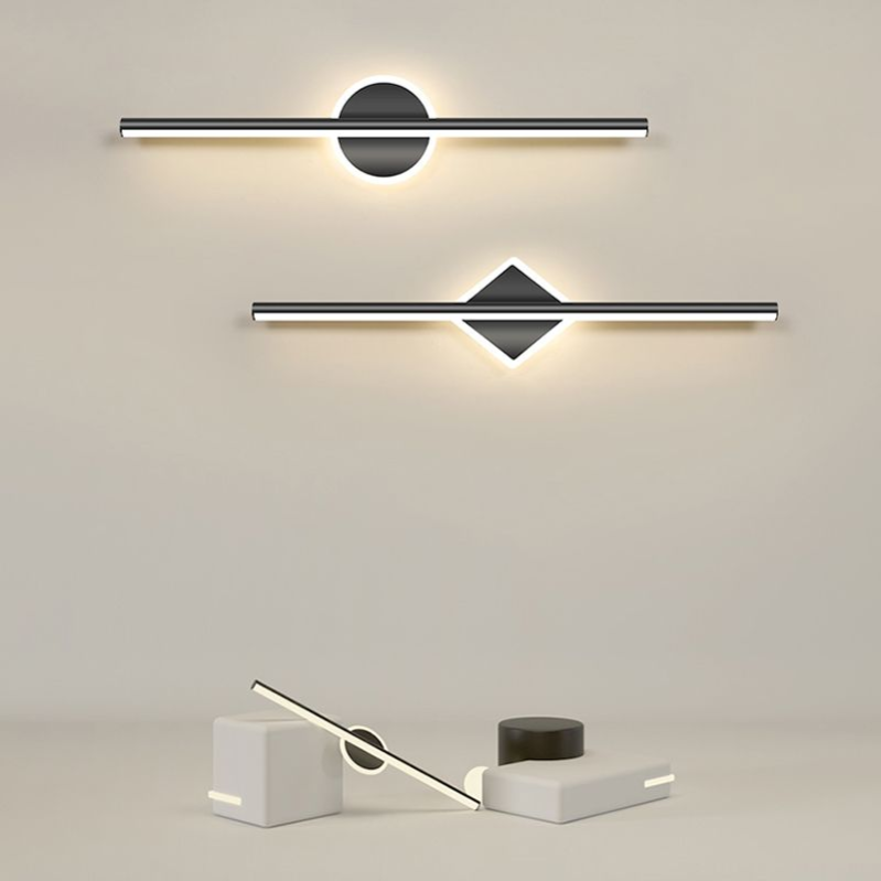Applique Murale LED Moderne en Métal et Silicium – Résistante aux Intempéries et Économique en Énergie