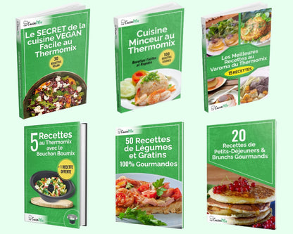 Pack de 6 Livres de Recettes CuisaMix (eBooks)
