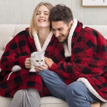 Couverture à Capuche Cosy Premium (Chaussettes + Masque OFFERTS)