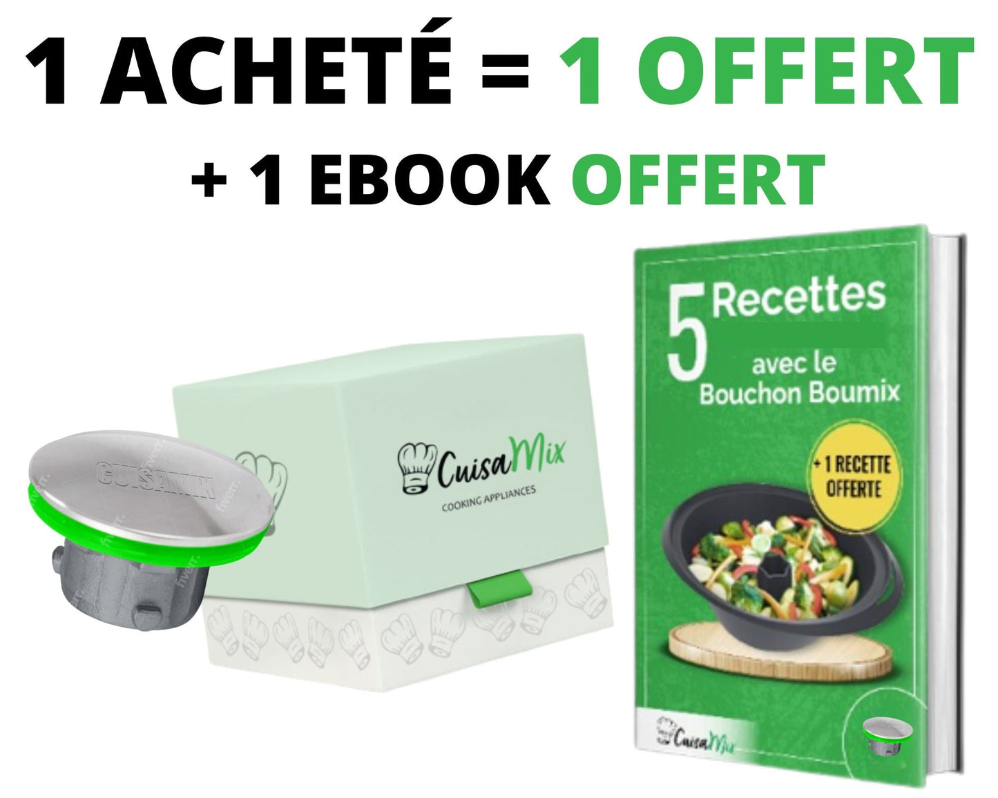Boumix - Bouchon pour Robot Mixeur (+ 1 eBook)