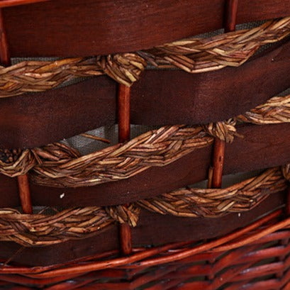 Panier à Linge Osier Blanc Albus