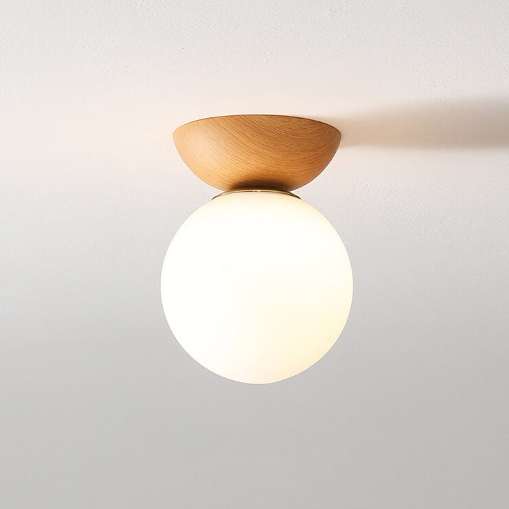 Suspension Log Japonaise - Lampe LED avec Lumière Réglable pour Ambiance Épurée