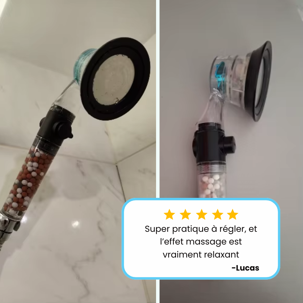 Pommeau de Douche Anticalcaire Haute Pression