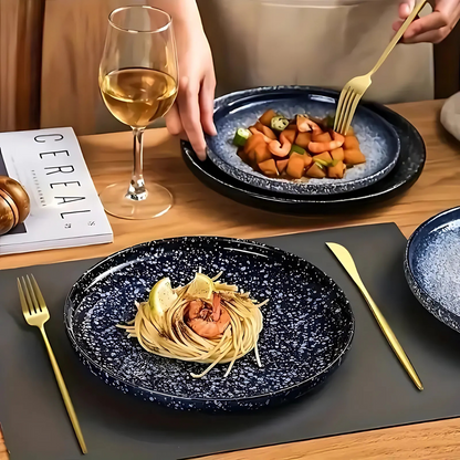 Luxe à Table  –  Coffret de Couverts Élégance Métallique ( 24 pcs )