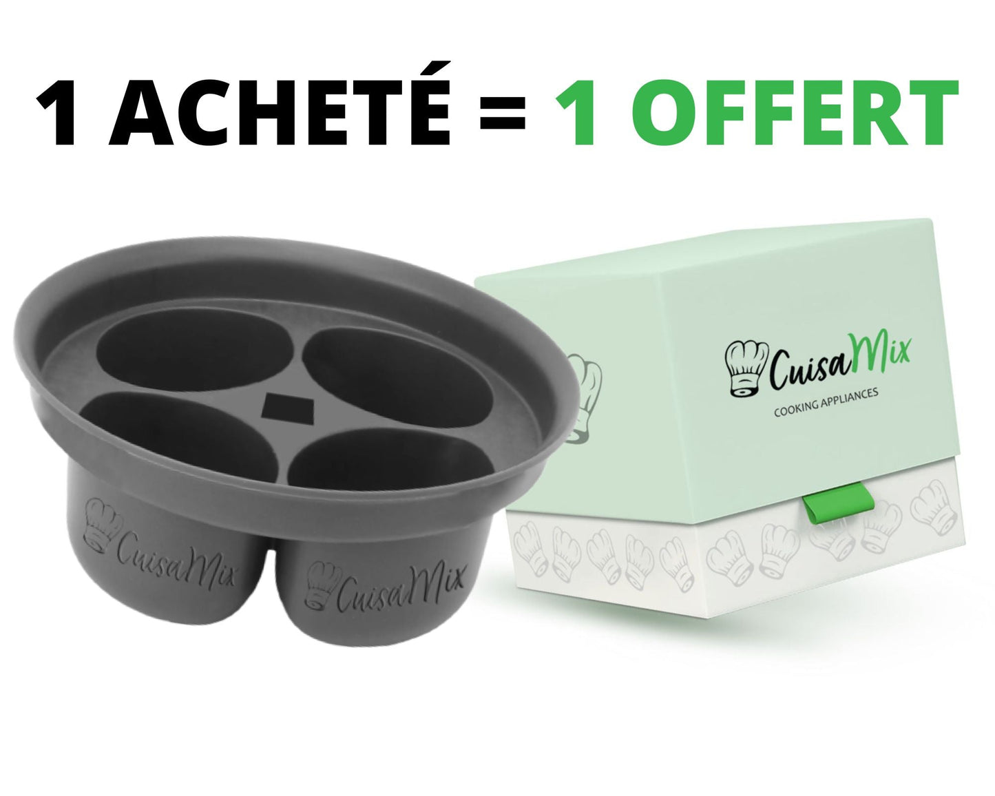 Cuisix - Cuiseur à Oeufs (+ 1 OFFERT).