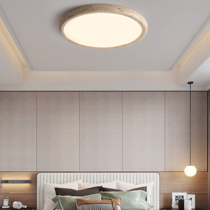 Plafonnier LED en Pierre Naturelle – Éclairage Élégant et Chaleureux pour Salon et Chambre