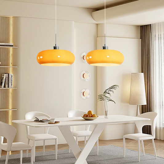 Suspension en Verre Style Bauhaus Kieran - Design Élégant et Intemporel