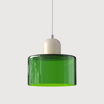 Lampe Pendante Bauhaus en Verre - Design Élégant avec Suspension Ajustable