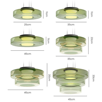 Suspension Lune en Verre - Éclairage Élégant et Modulaire pour Votre Intérieur