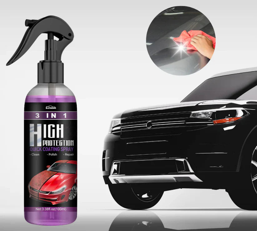 Rayhong Spray - Spray Voiture Brillance Longue Durée 3-en-1