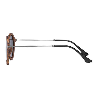 Monture Lunette Bois - Retro Brun
