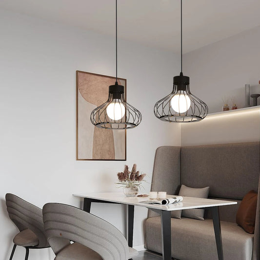Suspension Moderne en Métal - Lampe Design Vintage et Industrielle