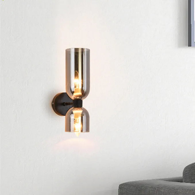 Applique Murale LED Double Tête en Verre – Élégance Moderne et Efficacité Énergétique