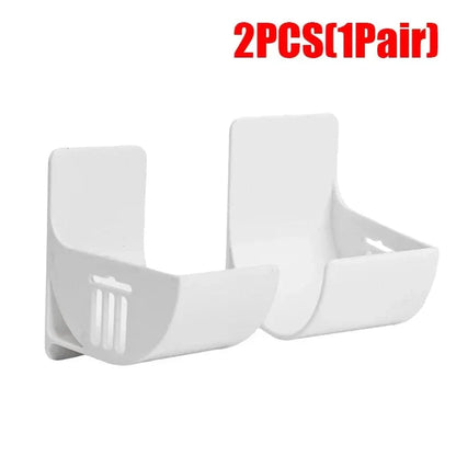 2/6PCS Wall Mounted Trash Bags Holder Garbage Bag Storage Box Organizer Plastic Bag Film Container Dispenser For Kitchen Shelf 2PCS(1pair)