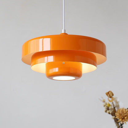 Suspension Vintage Multi-Couches – Éclairage Moderne et Raffiné