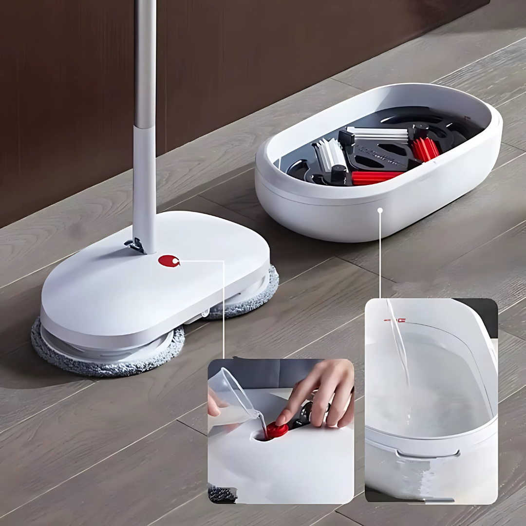 SpinClean – Balai Électrique Auto-nettoyant