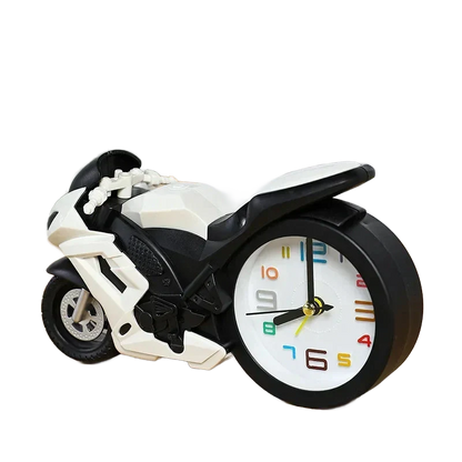 Réveil garçon moto