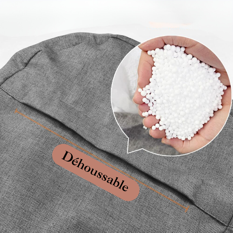 Petit coussin pouf
