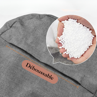 Petit coussin pouf