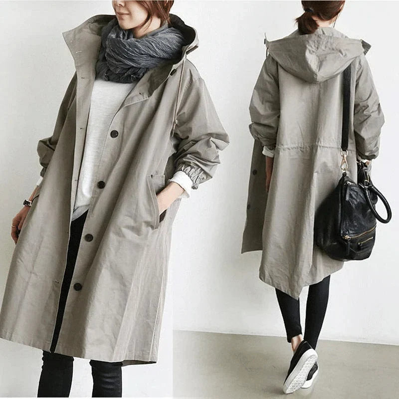 Veste Coupe-Vent Imperméable Oversize – Légère, Pratique et Élégante