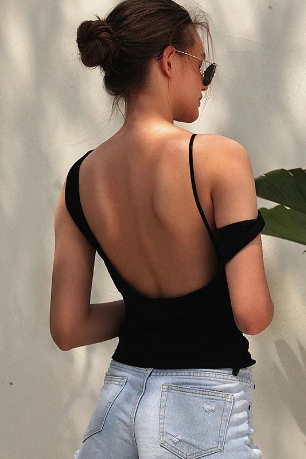 Soutien-gorge dos nu sans armature triangle