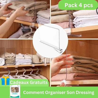 Étagère séparateur - Organisimple™