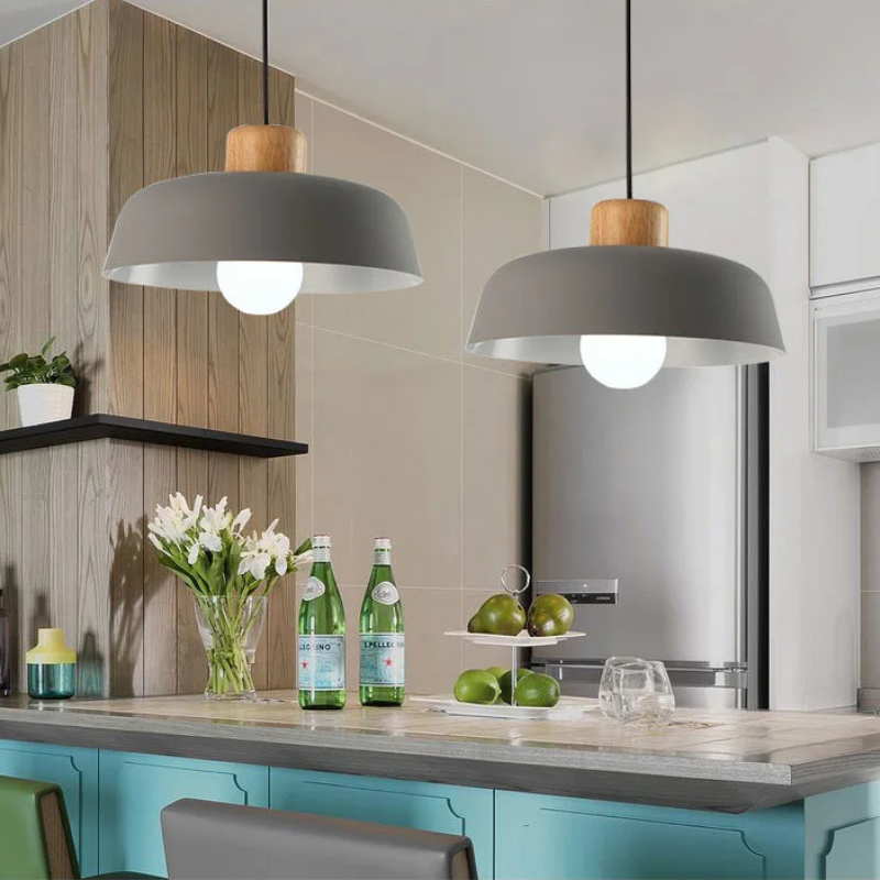 Lampe de Chevet Lustre Suspendue Nordique Coloré