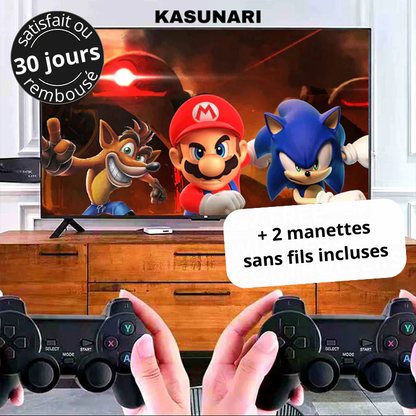 Console Retro Infinity – Plus de 15 000 Jeux Classiques, Connexion HDMI, Manettes Sans Fil Incluses
