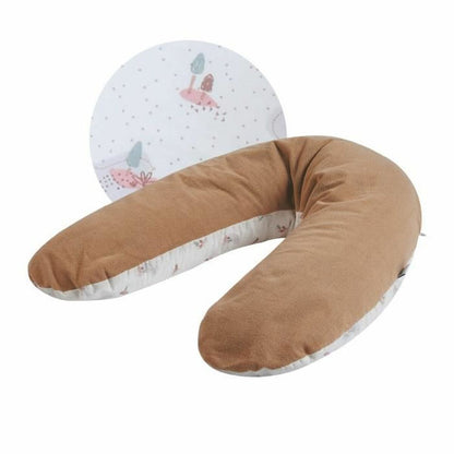 Coussin d'allaitement déhoussable réversible