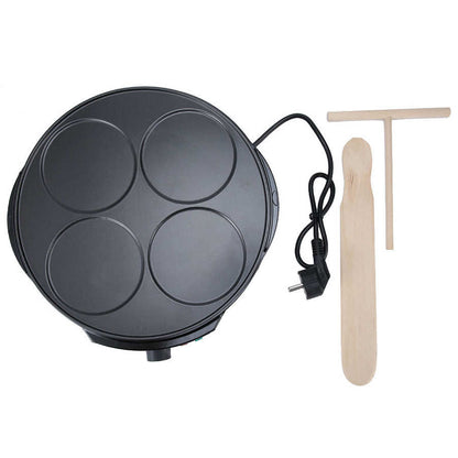 Poêle à pancake électrique à quatre trous