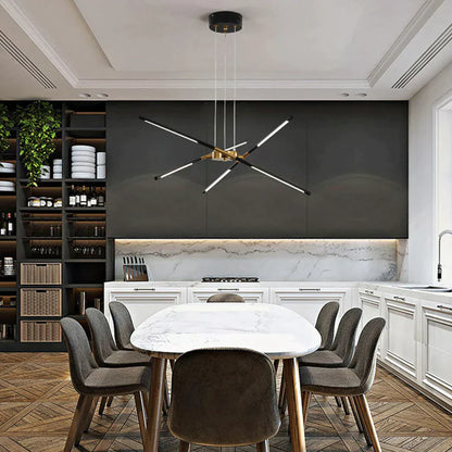 Chandelier Spider Moderne – Lustre Élégant avec 6 à 12 Lampes pour Salle à Manger, Salon et Bureau