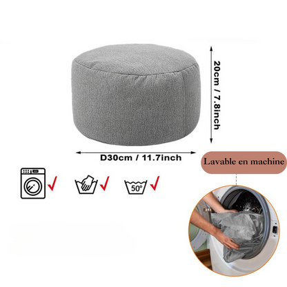 Petit coussin pouf