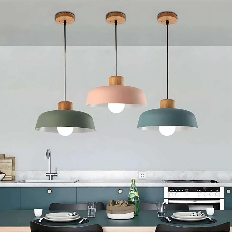 Lampe de Chevet Lustre Suspendue Nordique Coloré